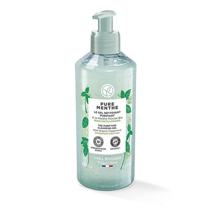 Yves Rocher Purifying Cleansing Gel for Combination and Oily Skin - Pure Menthe