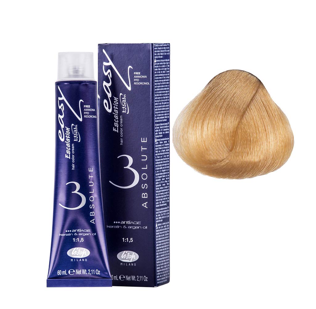 Lisap Easy Absolute 3 Hair Color Cream, 60 ml./2 fl.oz. (9/03 - Naturally Golden Extra Light Blonde)