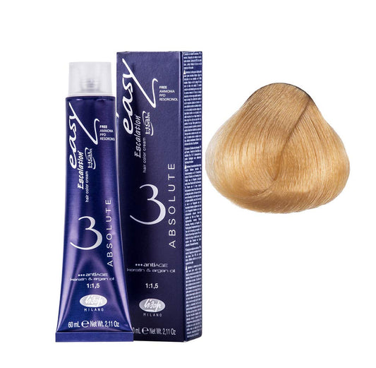 Lisap Easy Absolute 3 Hair Color Cream, 60 ml./2 fl.oz. (9/03 - Naturally Golden Extra Light Blonde)