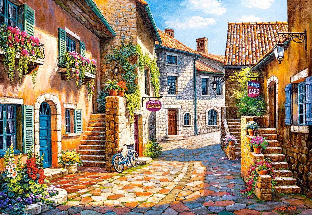 Castorland Puzzle 1000 Pieces, Rue de Village - С-103744