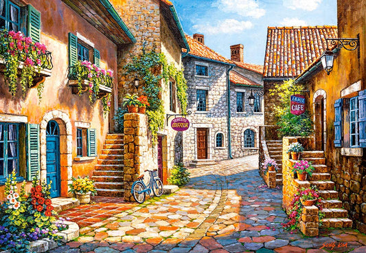 Castorland Puzzle 1000 Pieces, Rue de Village - С-103744