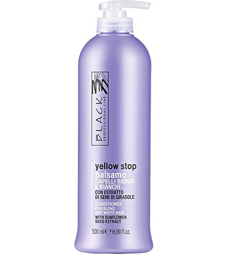 Black Professional Line Yellow Stop Conditioner, 500 ml./16.9 fl.oz.