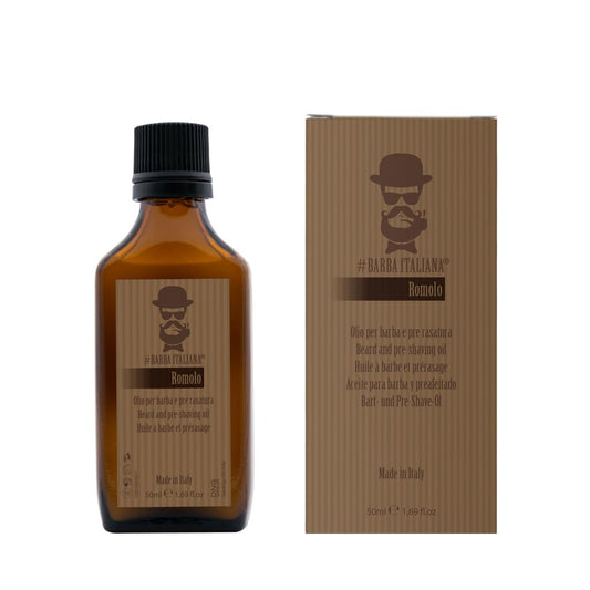 Barba Italiana Romolo Beard Oil for Men 50ml/1.69flOz - Hydrating and Strengthening