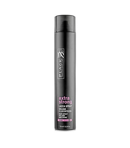 Black Professional Line Extra Strong Hair Spray Volume and Shine