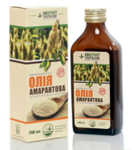 Natural Salad Oil Amaranth Seeds 200ml 100% First Cold Pressed Squalene Above 8%