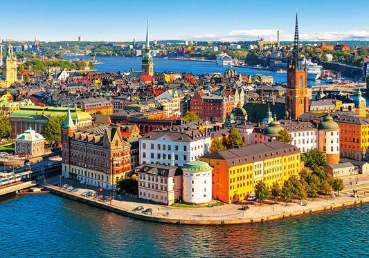 Castorland Puzzle 500 Pieces, The Old Town of Stockholm, Sweden - В-52790