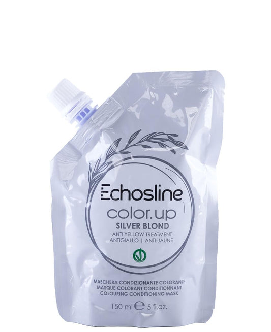 Echosline Color Up Conditioning Mask Silver Blond Anti Yellow Treatment for Colored Hair - 150 ml. / 5 fl.oz.
