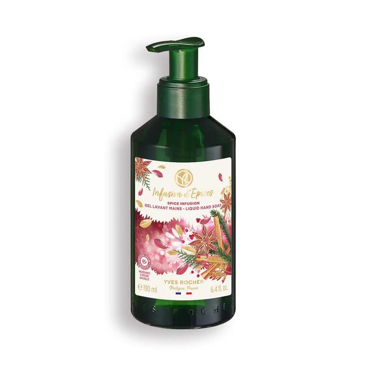 Yves Rocher Concentrated Moisturizing Sensual Cocktail of Spices Spice Infusion Liquid Gel Soap Limited Eddition - 200 ml. / 6.7 fl.oz.