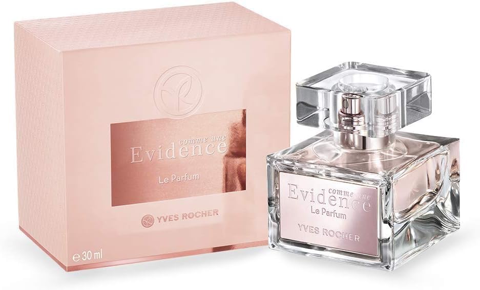 Yves Rocher Comme Une Evidence Le Parfum Sensual & Feminine Eau de Perfume Rose & Patchouli Gift Idea for Women Long Lasting Fragrance Spray 30 ml./1 fl.oz.