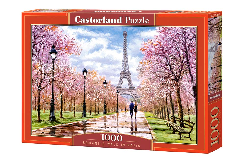 Castorland Puzzle 1000 Pieces, Romantic Walk in Paris - С-104369