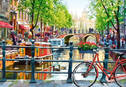 Castorland Puzzle 1000 Pieces, Amsterdam Landscape - С-103133