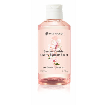Yves Rocher Cherry Blossom Scent, cherry bloom, Shower Gel, 200 ml./6.7 fl.oz.