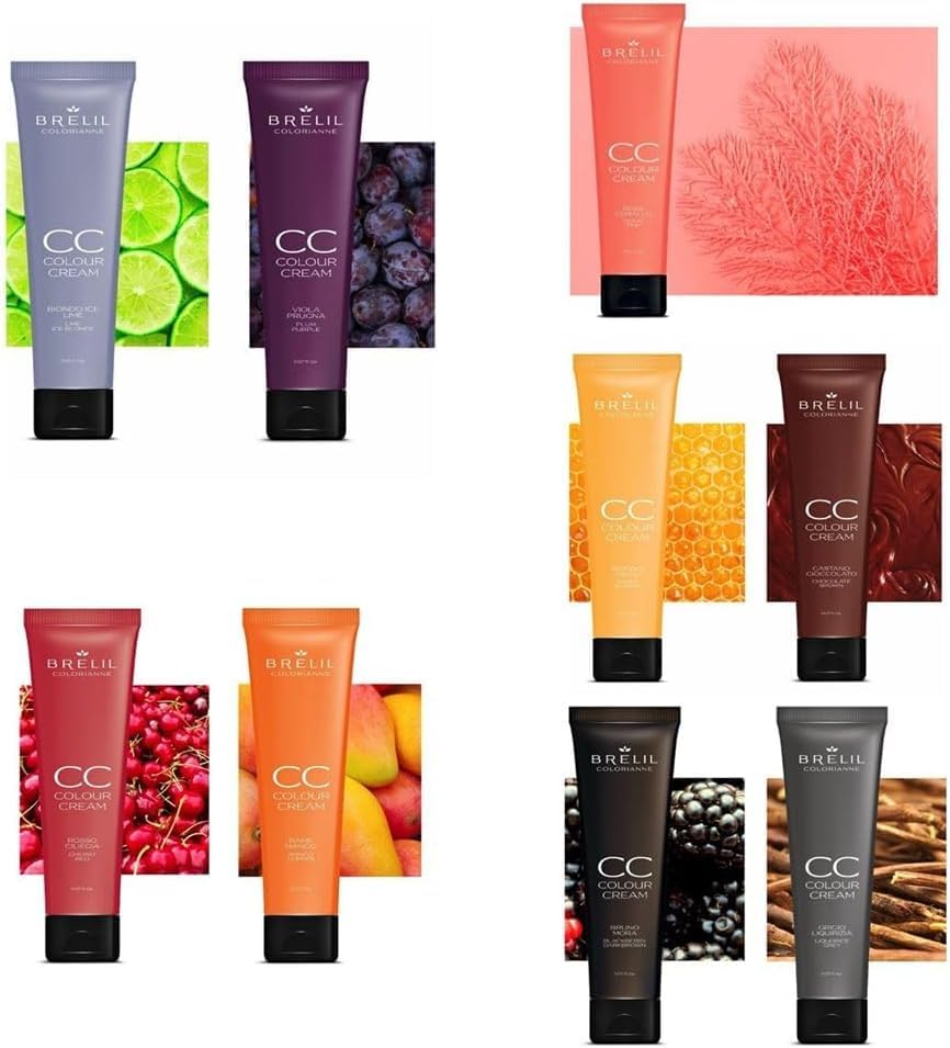 Brelil Professional CC Color Cream, 150 ml./5 fl.oz. (Coral Pink)