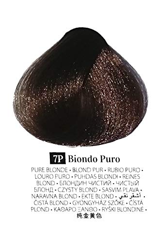 Brelil Colorianne Prestige Technologically Advanced Cream Dyeing Treatment Hydra Color Technology, Pure Blonde, 100 ml./3.38 fl.oz. (7P)