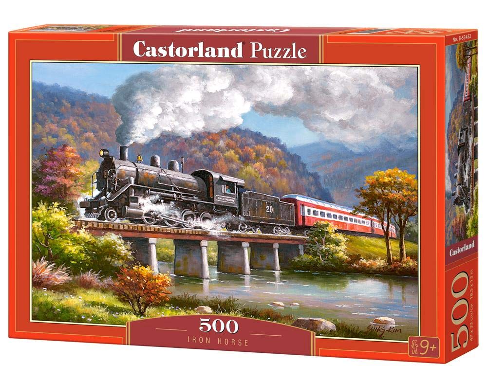 Castorland Puzzle 500 Pieces, Iron Horse - В-53452