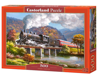 Castorland Puzzle 500 Pieces, Iron Horse - В-53452