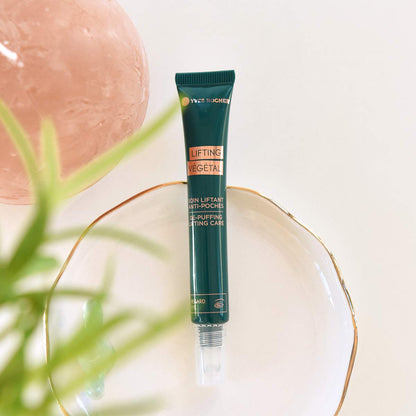Yves Rocher Lifting Végétal Anti Aging Firming Eye Cream for wrinkles, Puffy Eyes and Dark Circles with Botanical Collagen, 14 ml tube