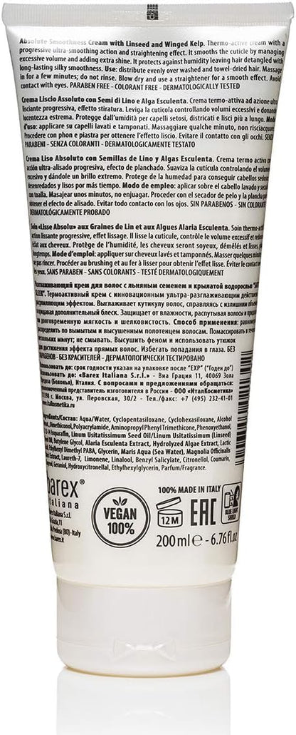 Barex Italiana Joc Care Absolute Smoothness Cream, 200 ml./6.76 fl.oz.…