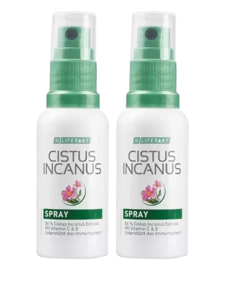 LR Health&Beauty Lifetakt Throat Spray Vitamins C and E Natural Treatment Women Men - 30 ml./1 fl.oz. Set of 2