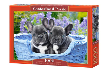 Castorland CSC104246 1000 pc - French Bulldog Puppies Jigsaw Puzzle, Multicolour