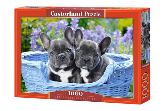Castorland CSC104246 1000 pc - French Bulldog Puppies Jigsaw Puzzle, Multicolour