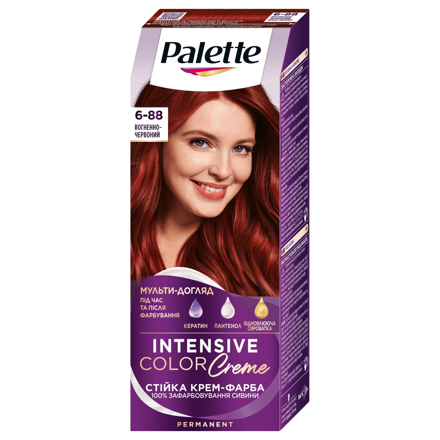 Palette Intensive Color Creme, 110 ml./3.7 fl.oz. (6-88 (RI5) - Intensive Red)