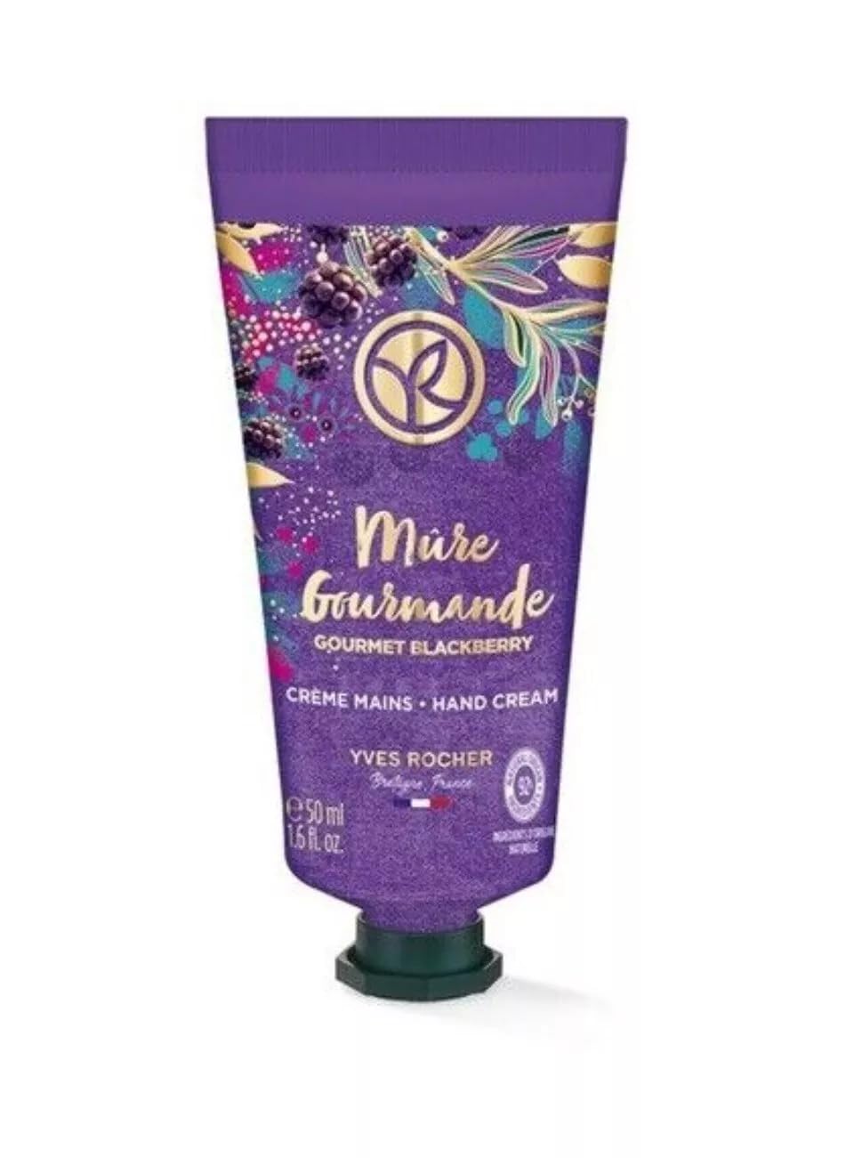 Yves Rocher Gourmet Blackberry Hand Cream Christmas Collection Gift 50 ml./1.7 fl.oz.