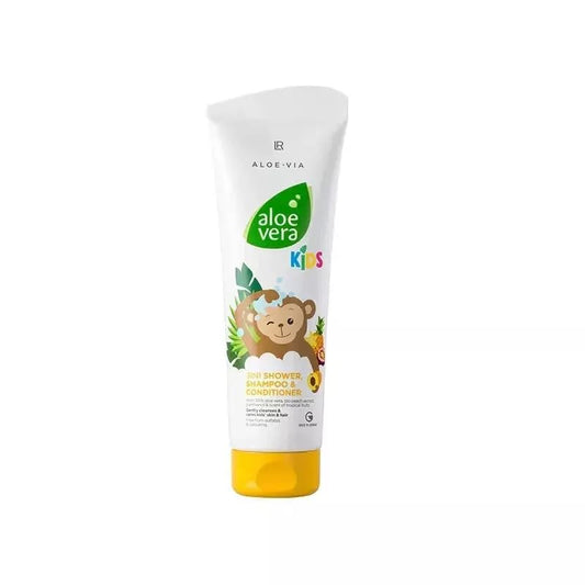LR Health&Beauty Aloe Via Aloe Vera Baby 3in1 Shower Shampoo Conditioner 250 ml./8.4 fl.oz.