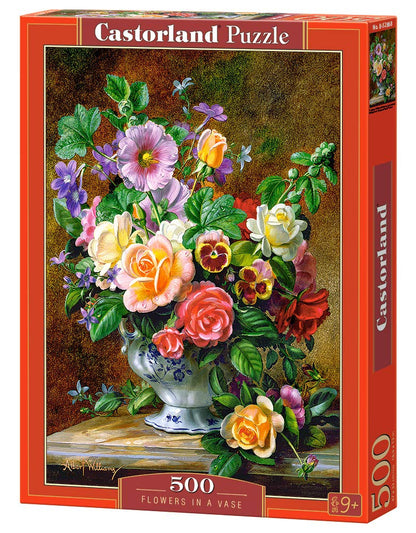 Castorland Puzzle 500 Pieces, Flowers in a Vase - В-52868