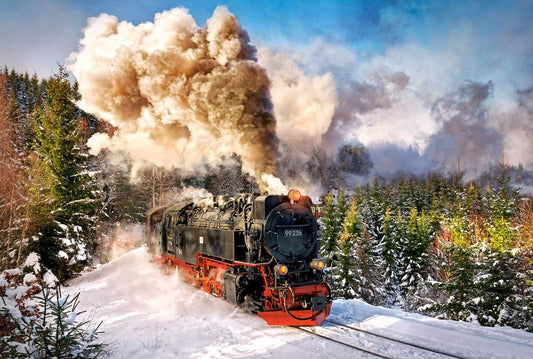 Castorland Puzzle 1000 Pieces, Steam Train - С-103409