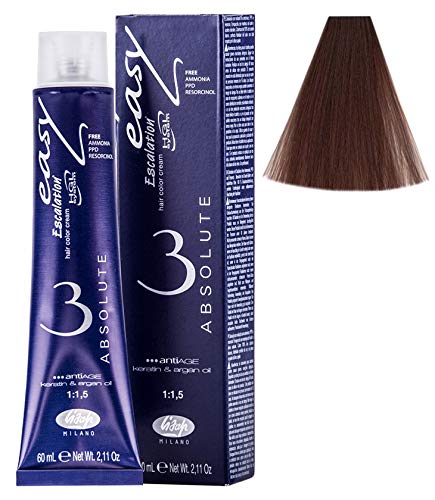 Lisap Easy Absolute 3 Hair Color Cream, 60 ml./2 fl.oz. (77/33 - Deep Golden Blonde)