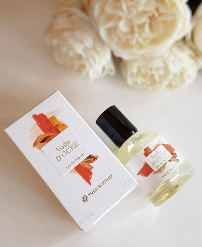 Yves Rocher Eau de Parfum for Woman - Voile d'Ocre, Sensual Spicy Fragrance with Sandalwood and Cedar, 30 ml./1 fl.oz.