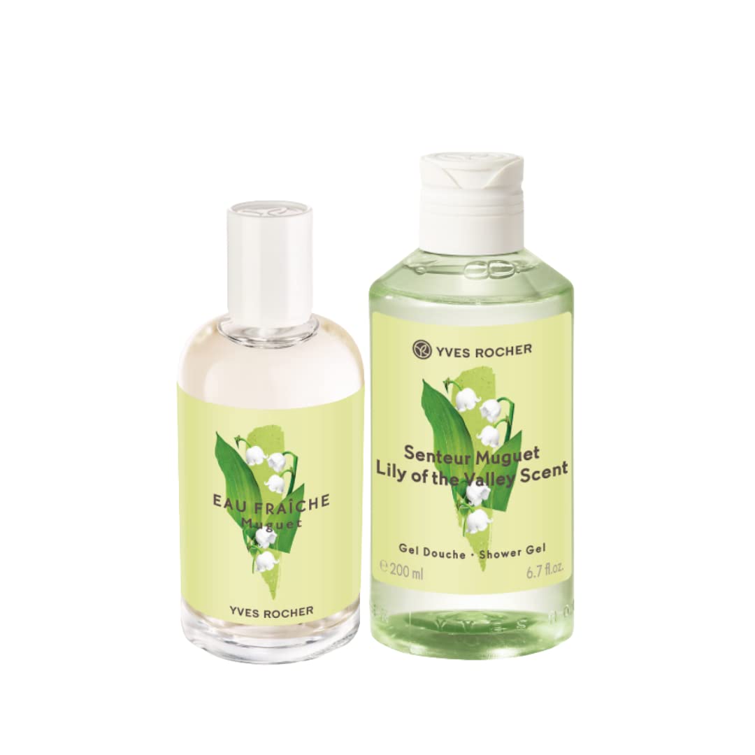 Yves Rocher Lily of the Valley Eau de Toilette and Shower Gel for Women (Set)