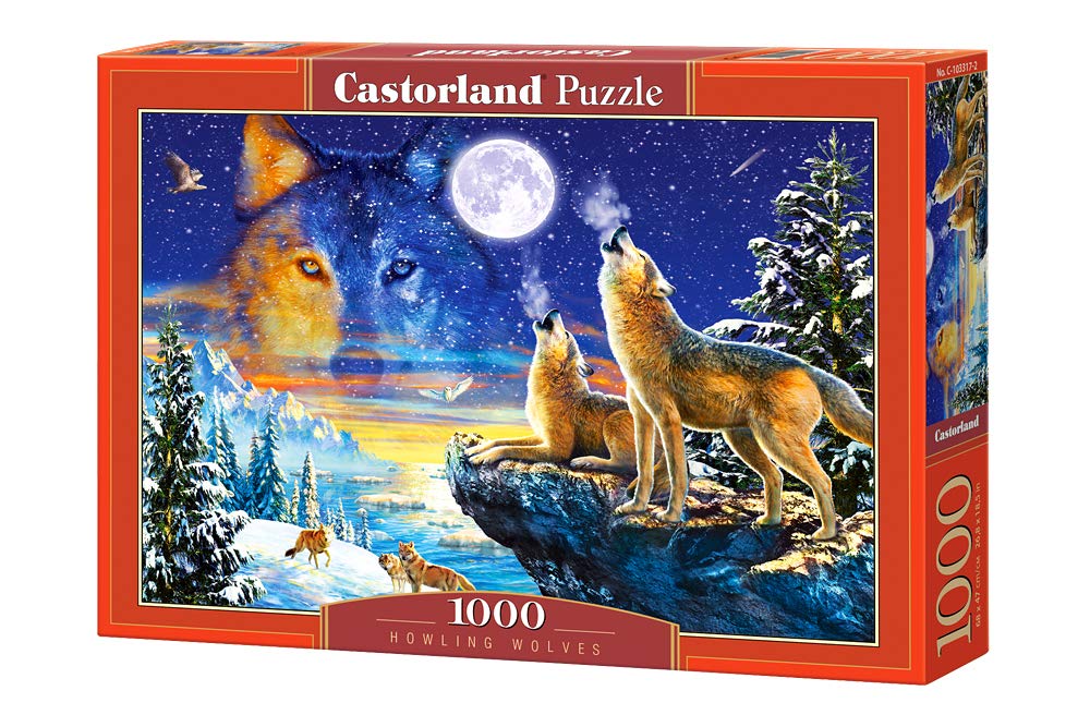 Castorland Puzzle 1000 Pieces, Howling Wolves - С-103317