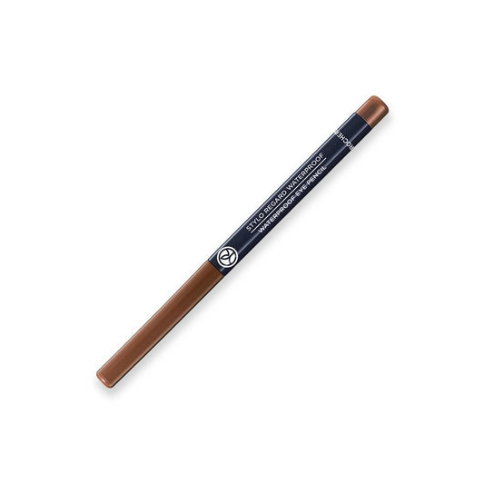 Yves Rocher Waterproof Eye Contour Pencil 03. CHESTNUT - Long-Lasting, Smudge-Proof, Intense Color, Precise Application, Waterproof Formula, Eye Makeup, Lash Line Definition, Smoky Eye Look