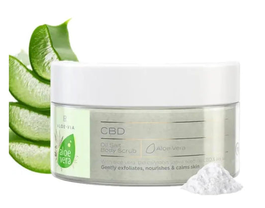 LR Health&Beauty Aloe Via Aloe Vera Nourishing Exfoliating Salt Moisturizing Body Scrub 300 ml./10.1 fl.oz.