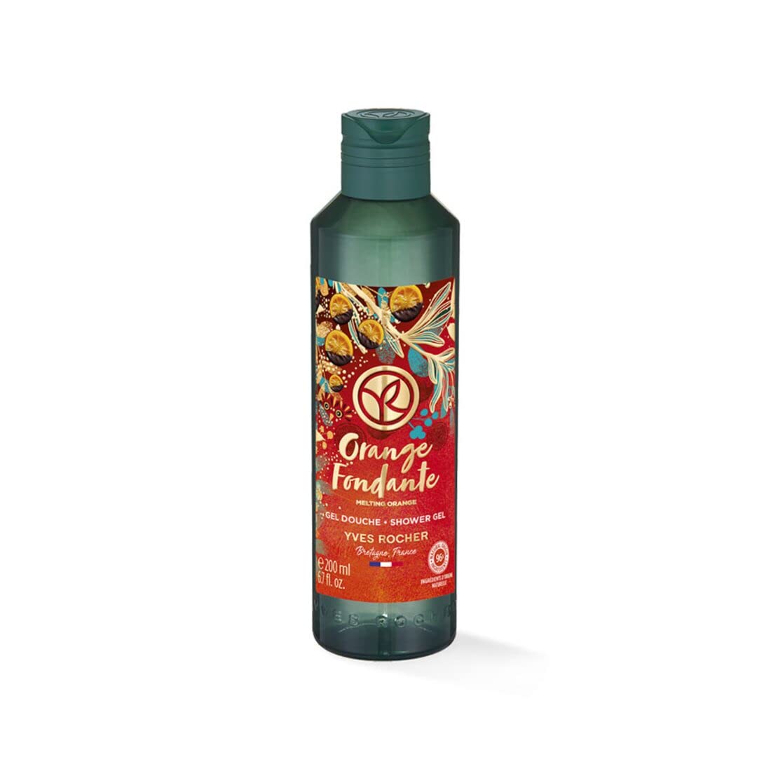 Yves Rocher Melting Orange Fondante Bath & Shower Gel, 200 ml./6.7 fl.oz.