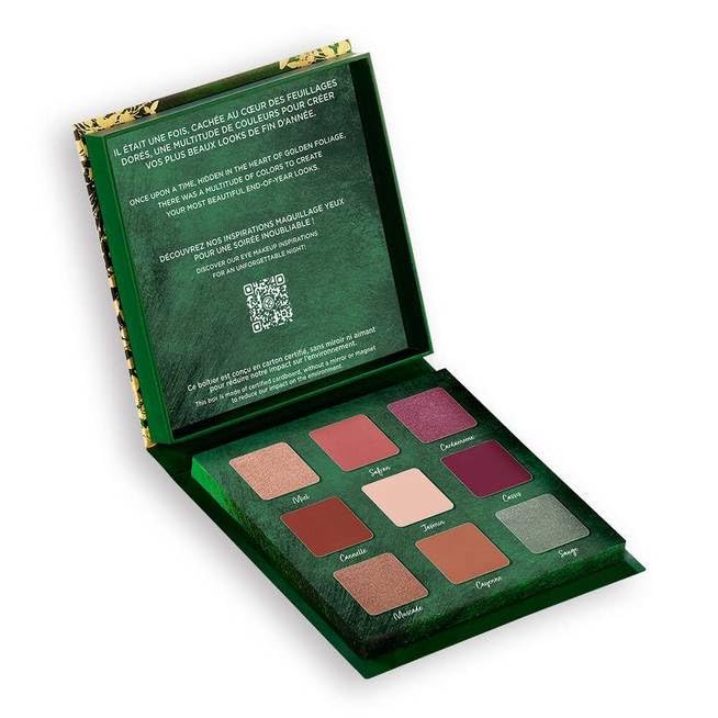 Yves Rocher Eyeshadow trio palette Gold and spices 9 shades– Highly Pigmented Blendable & Long-Lasting Shades for Stunning Eye Looks Women Makeup 9 g