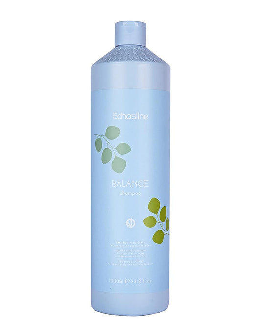 Echosline Balance Vegan Cleansing Shampoo Anti-Dandruff - 1000 ml. / 33.8 fl.oz.