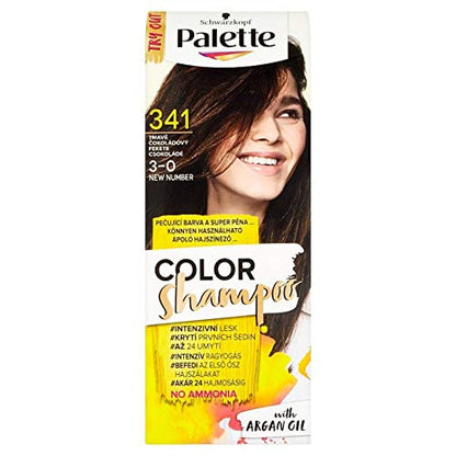 Palette Color Shampoo, 70 ml./2.3 fl.oz. (341 - Dark Chocolate)
