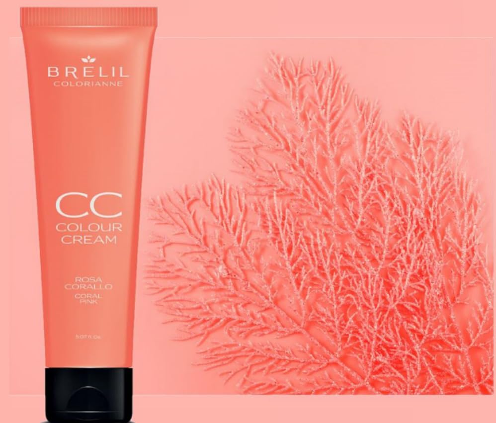 Brelil Professional CC Color Cream, 150 ml./5 fl.oz. (Coral Pink)