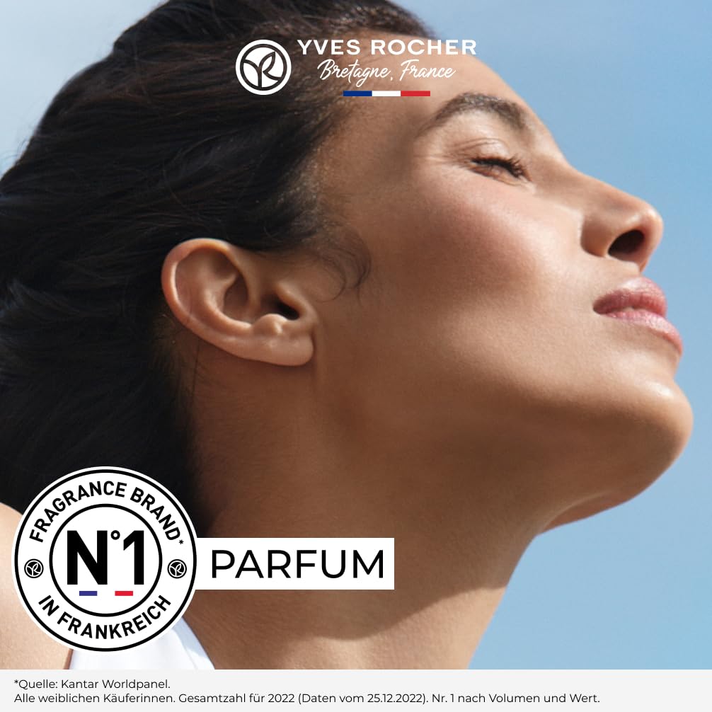 Yves Rocher Cuir de Nuit Eau de Parfum, Women’s Leathery Vanilla Scent with Sumptuous Cocoa, 1.01 fl. oz