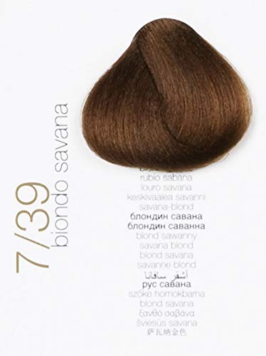 Brelil Colorianne Prestige Technologically Advanced Cream Dyeing Treatment Hydra Color Technology, Savannah Blonde, 100 ml./3.38 fl.oz. (7/39)