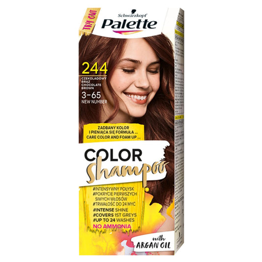 Palette Color Shampoo, 70 ml./2.3 fl.oz. (244 - Chocolate Brown)