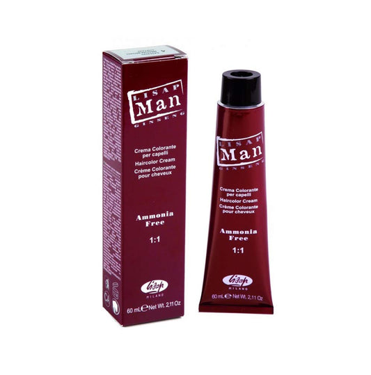 Lisap Man Color Hair Color Cream, 60 ml./2 fl.oz.
