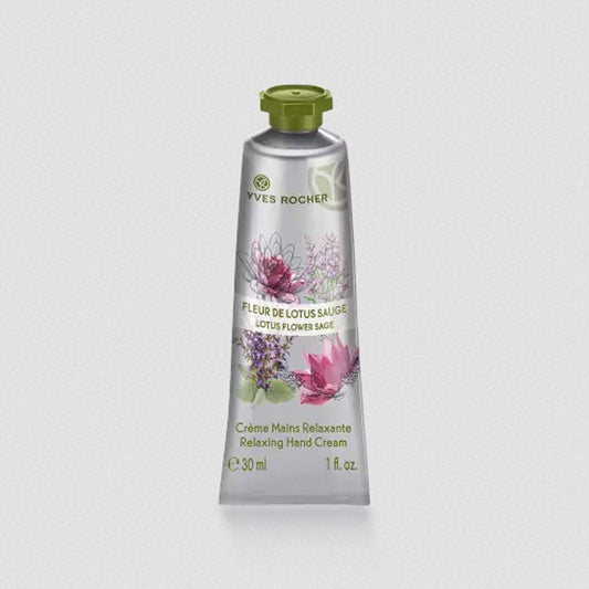 Yves Rocher Hand Cream Moisturising and Relaxing (Lotus Flower Sage)