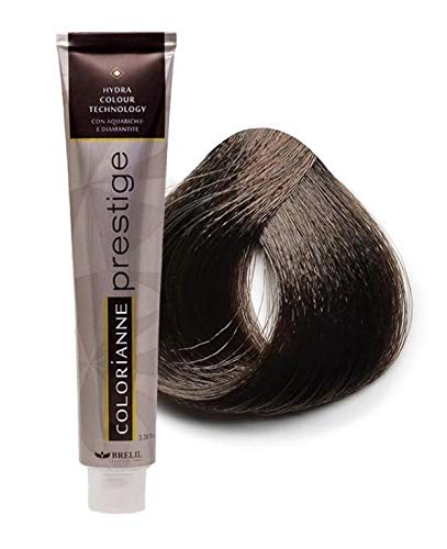 Brelil Colorianne Prestige Technologically Advanced Cream Dyeing Treatment Hydra Color Technology, Glacial Dark Blonde, 100 ml./3.38 fl.oz. (6/21)