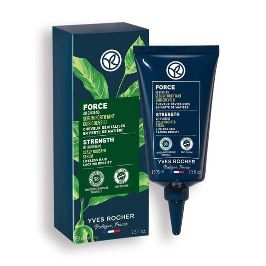 Yves Rocher Hair Growth & Strengthening Serum Ginseng Extract Intensive Nourishment for Scalp – 75ml / 2.5 fl oz