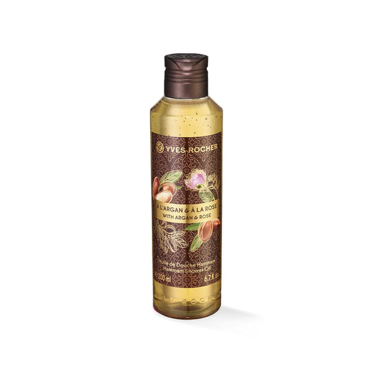 Yves Rocher Hammam Shower Oil with Argan and Rose, 200 ml./6.7 fl.oz.