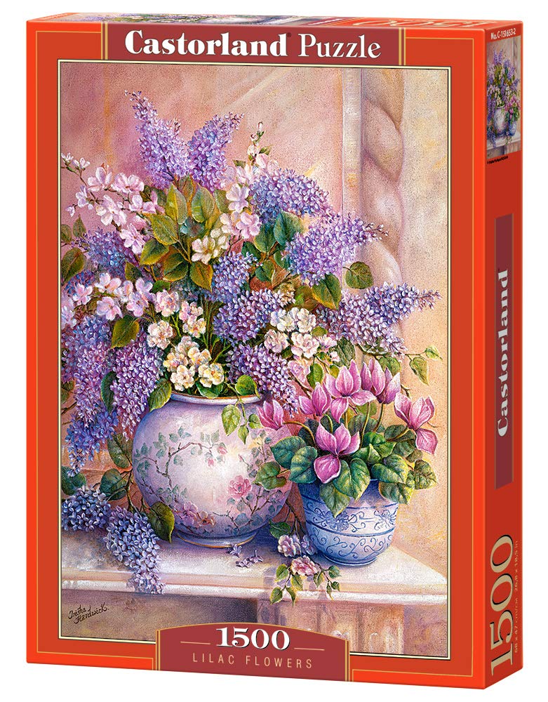 Castorland Puzzle 1500 Pieces, Lilac Flowers - С-151653